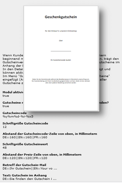 PDF Gutscheine automatisch ausfüllen